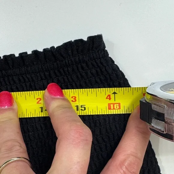 J. Crew Linen Smocked Waist Mini Skirt Bundle XXL Plus Size Black, White & Linen - Picture 8 of 16